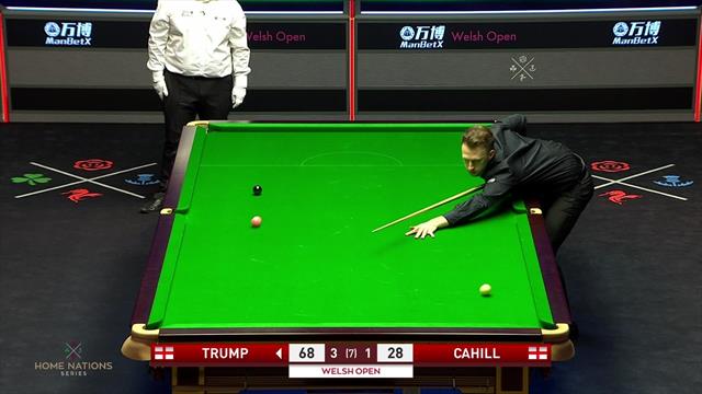 'Simply sensational' | Watch Trump close out victory over Cahill at Welsh Open 'Simply sensational' | Watch Trump close out victory over Cahill at Welsh Open