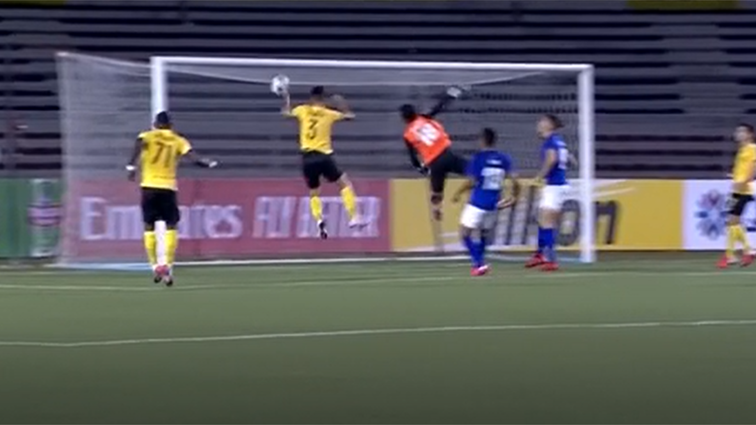 Watch OUTRAGEOUS 'Hand of God' goal missed by officials Football video Eurosport