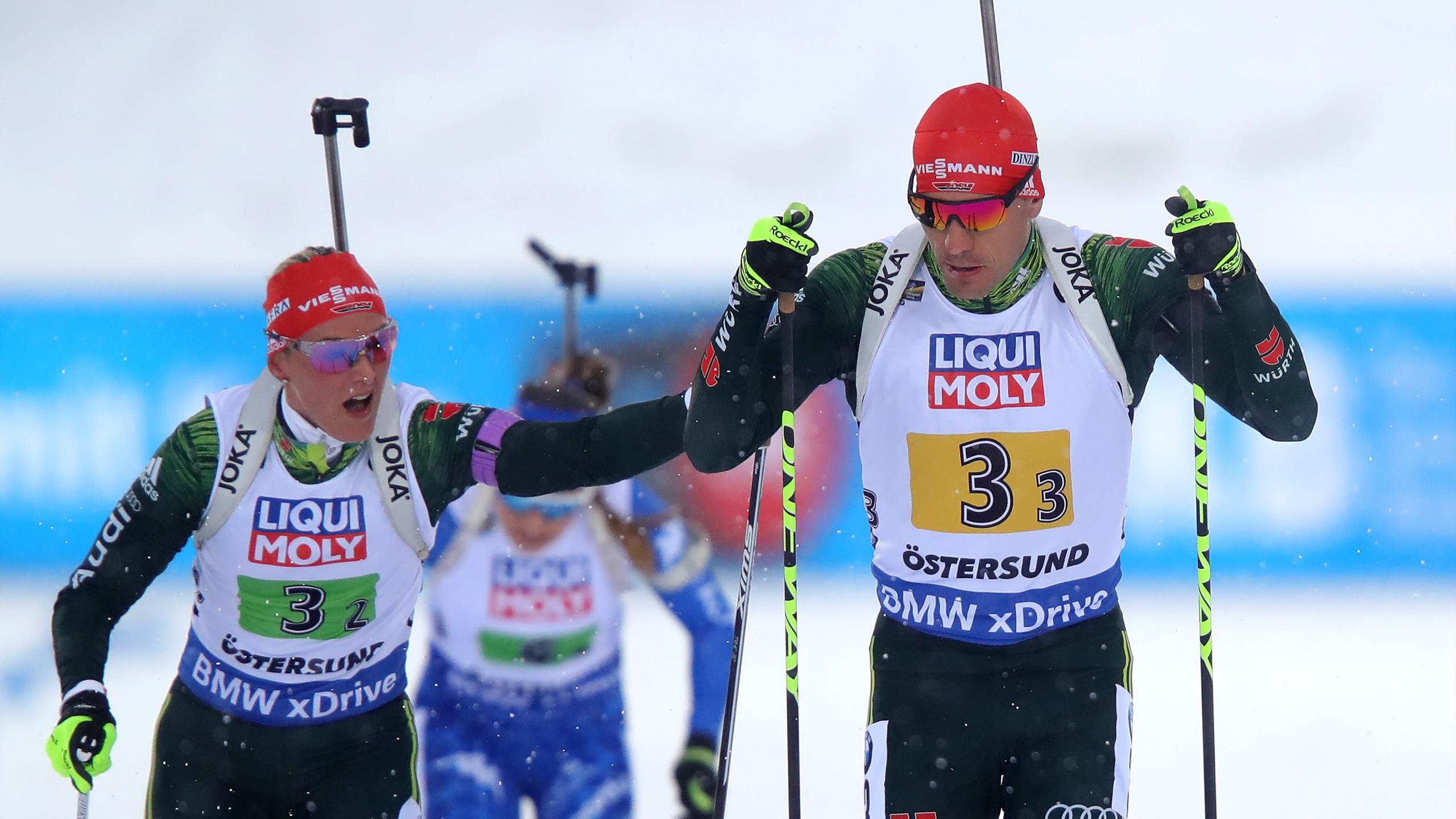 BiathlonWM 2020 Deutsche MixedStaffel will in