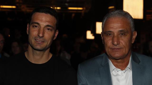 Scaloni:"Messi juega con la misma responsabilidad en el Barça y en Argentina"