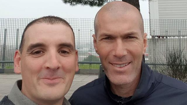 El percance de tráfico de Zidane que acabó... con un selfie
