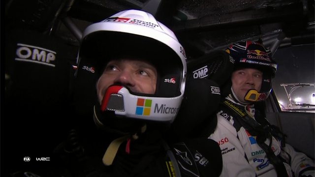 Prins Carl Philip steppet inn som kartleser for Ogier Prins Carl Philip steppet inn som kartleser for Ogier