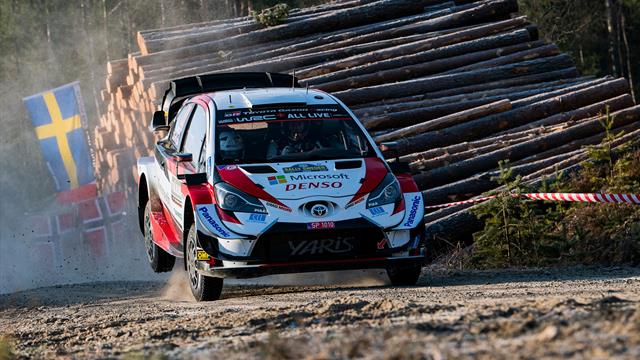 Evans conclut la journée en tête, Ogier quatrième
