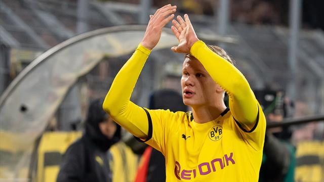 Haaland scoret igjen da Dortmund lekte seg mot Frankfurt