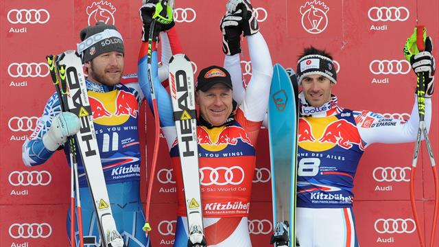 Le meilleur souvenir de Théaux ? "Un podium avec Cuche et Miller, je ne pouvais pas rêver mieux" Le meilleur souvenir de Théaux ? "Un podium avec Cuche et Miller, je ne pouvais pas rêver mieux"