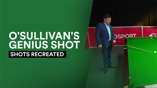 Shots Recreated: White takes on O'Sullivan's 'genius' precision shot Shots Recreated: White takes on O'Sullivan's 'genius' precision shot