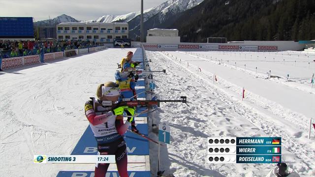 Highlights: Wierer takes pursuit world title Highlights: Wierer takes pursuit world title