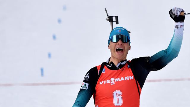 WK Antholz | Jacquelin sensationele wereldkampioen achtervolging WK Antholz | Jacquelin sensationele wereldkampioen achtervolging