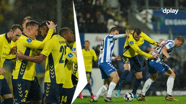 Highlights: Brøndby sejrede i Odense i dramatisk regnvejrskamp Highlights: Brøndby sejrede i Odense i dramatisk regnvejrskamp