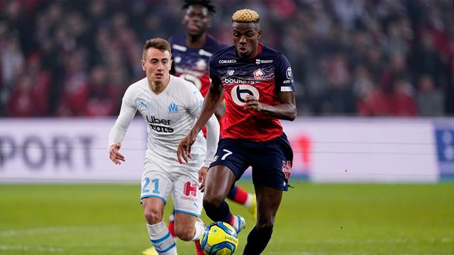 Marseille close Ligue 1 gap after comeback 2-1 win at Lille