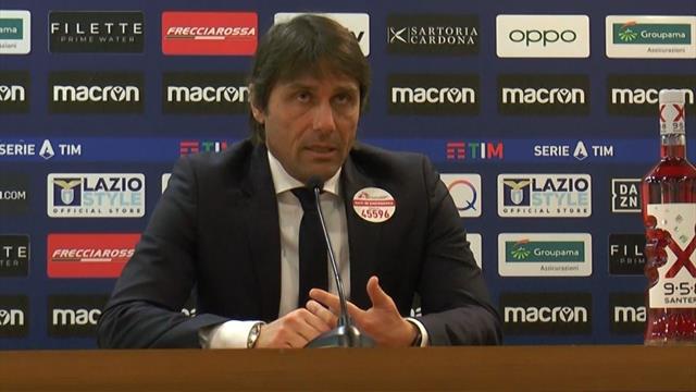 Conte: "Oggi non siamo grandi e non sappiamo gestire, i gol sono stati due regali" Conte: "Oggi non siamo grandi e non sappiamo gestire, i gol sono stati due regali"
