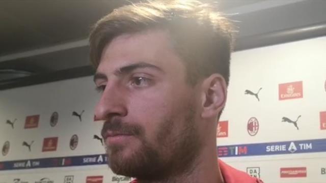 Gabbia: "Ho sempre visto San Siro come un sogno e oggi si è realizzato" Gabbia: "Ho sempre visto San Siro come un sogno e oggi si è realizzato"