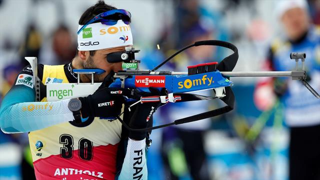 Une dernière balle égarée mais une première place à l'arrivée : Le sacre de Fourcade en vidéo Une dernière balle égarée mais une première place à l'arrivée : Le sacre de Fourcade en vidéo