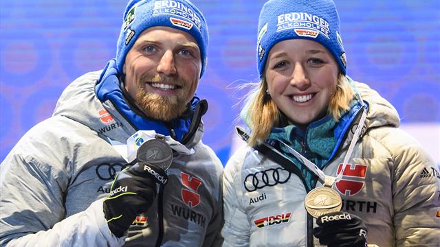 Silberner Lohn nach schwerer Saison: Die WM-Siegerehrung für Preuß & Lesser Silberner Lohn nach schwerer Saison: Die WM-Siegerehrung für Preuß & Lesser