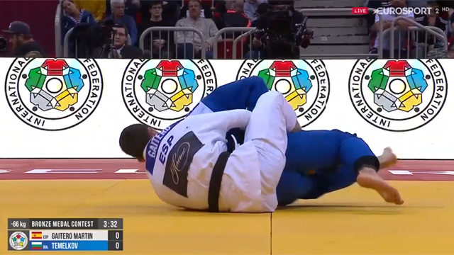 Grand Slam de Dusseldorf, judo: Alberto Gaitero estrangula a su rival para llevarse el bronce Grand Slam de Dusseldorf, judo: Alberto Gaitero estrangula a su rival para llevarse el bronce