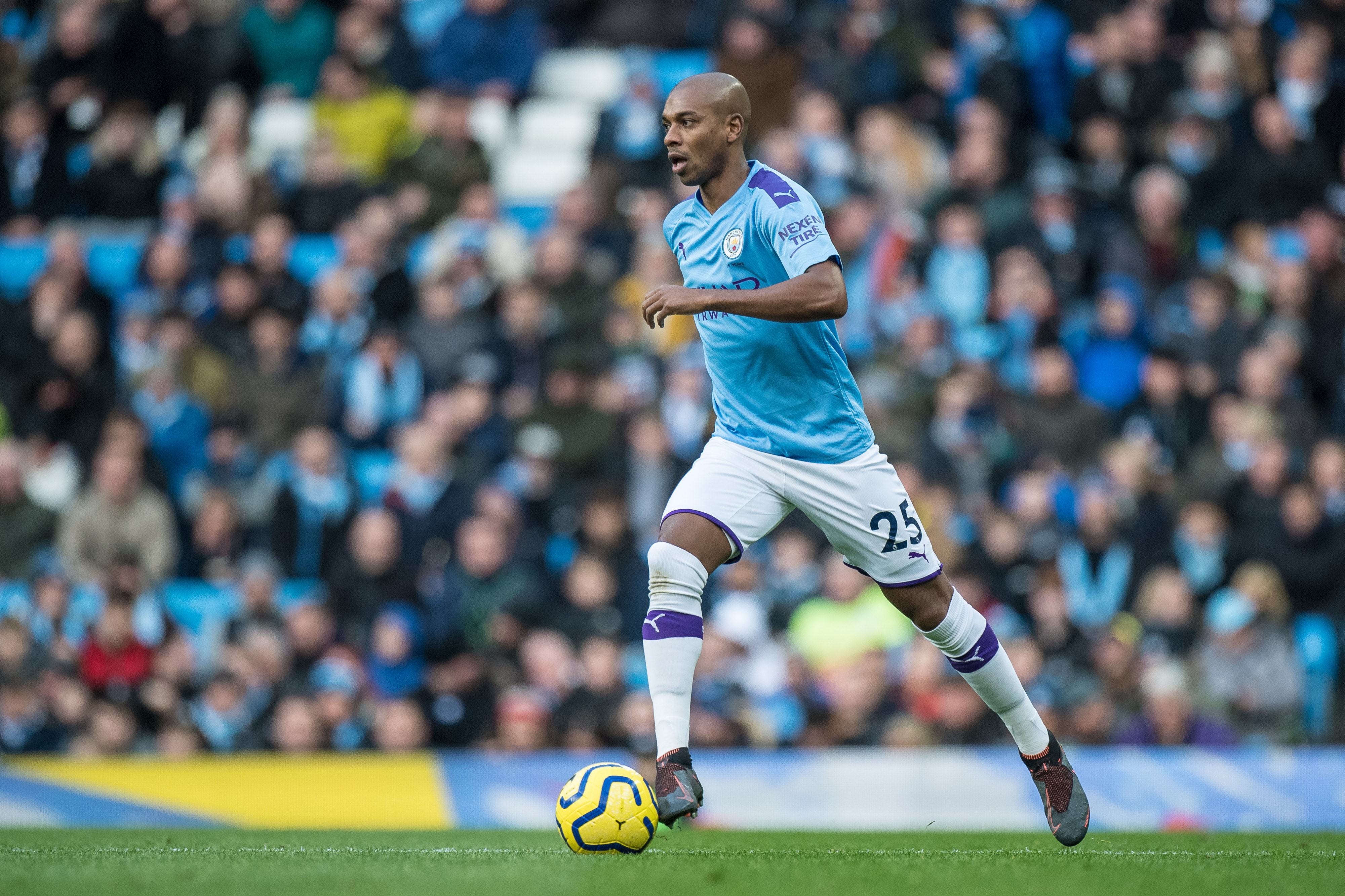 Fernandinho (Manchester City) contre Crystal Palace en Premier League le 18 janvier 2020