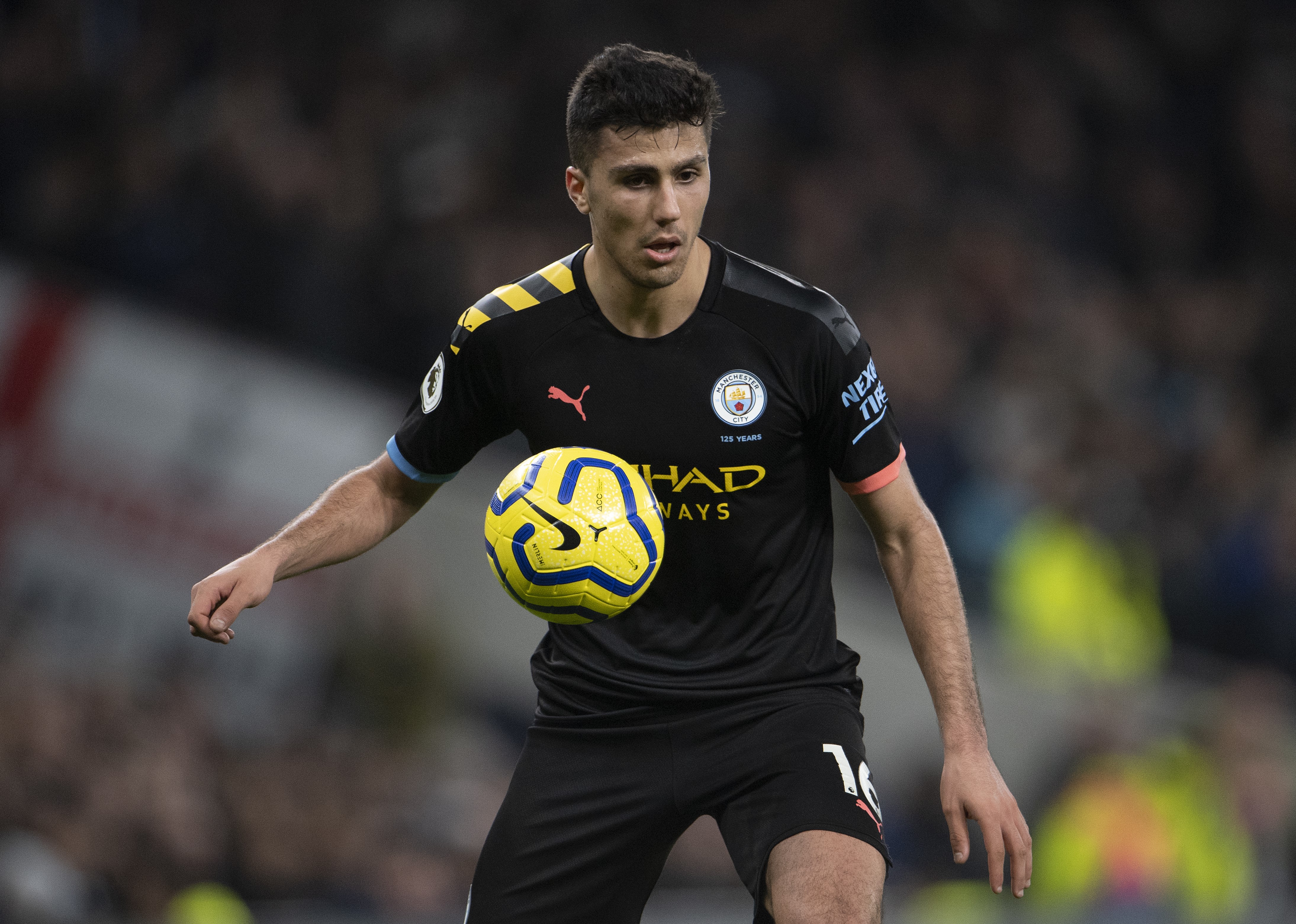 Rodri (Manchester City) contre Tottenham en Premier League le 2 février 2020