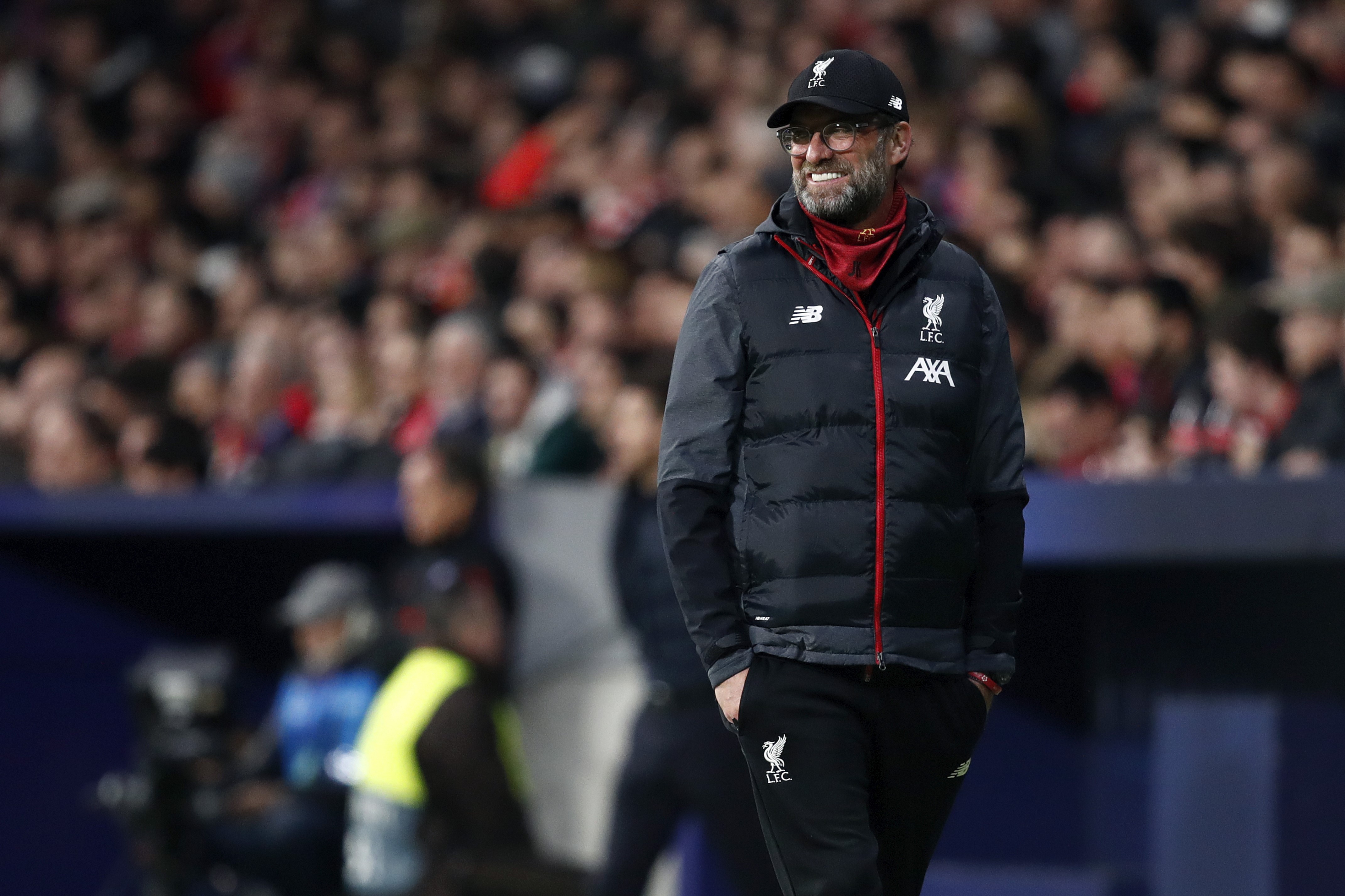 Jurgen Klopp lors de Atletico Madrid - Liverpool en Ligue des champions le 18 février 2020