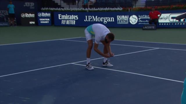 Une balle de match sauvée pour quelques millimètres : Paire en a sorti son téléphone Une balle de match sauvée pour quelques millimètres : Paire en a sorti son téléphone