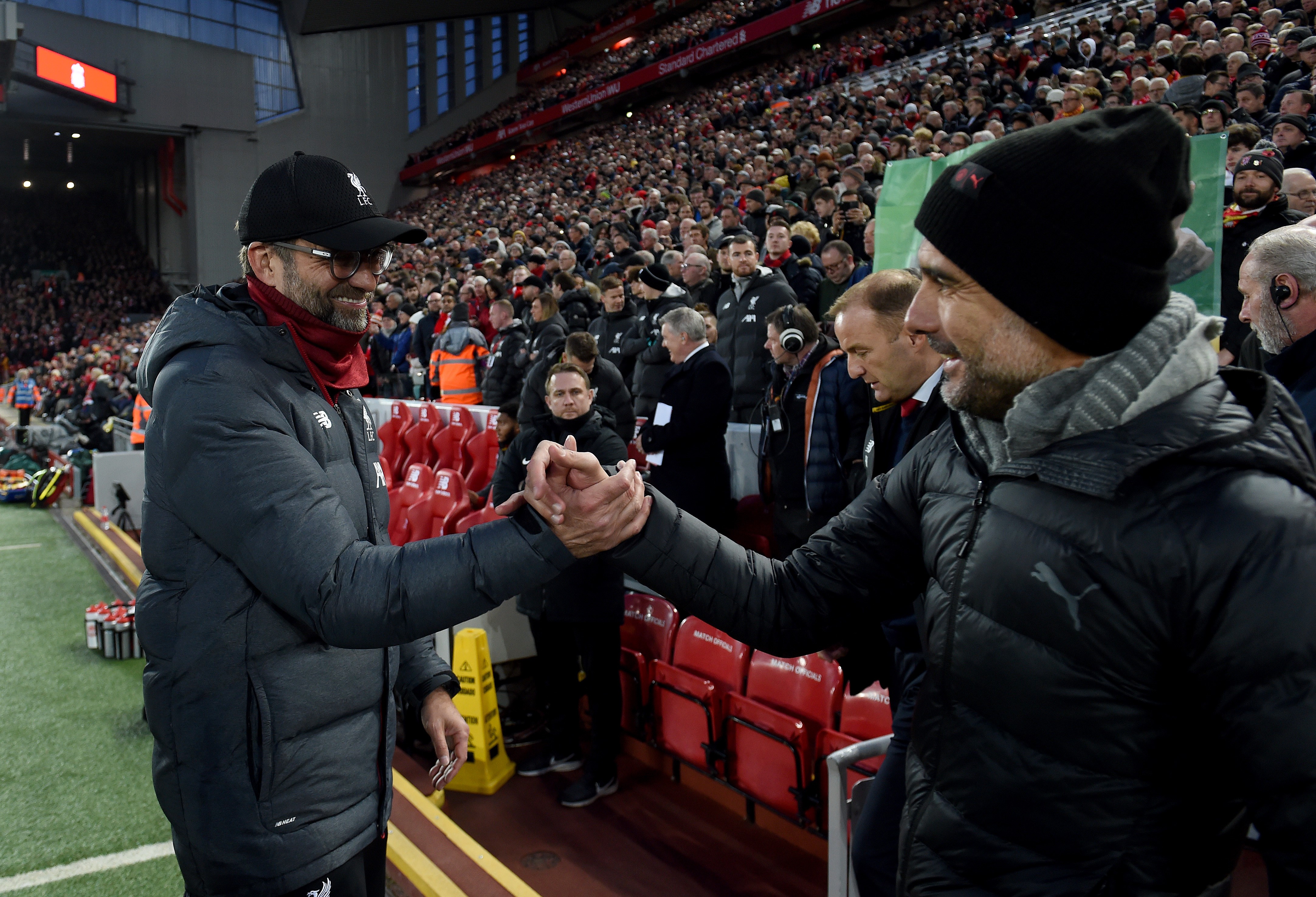 Jurgen Klopp and Josep Guardiola