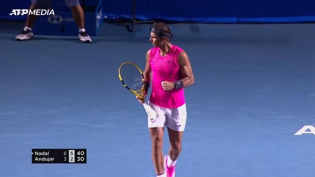 ATP Acapulco: Resumen del Nadal-Andújar ATP Acapulco: Resumen del Nadal-Andújar