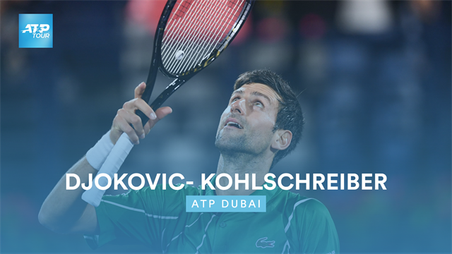 Djokovic - Kohlschreiber : le résumé Djokovic - Kohlschreiber : le résumé