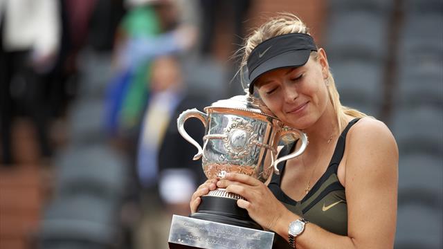 Sharapova, zarina de los Grand Slams: 5 títulos en todas las superficies del mundo Sharapova, zarina de los Grand Slams: 5 títulos en todas las superficies del mundo