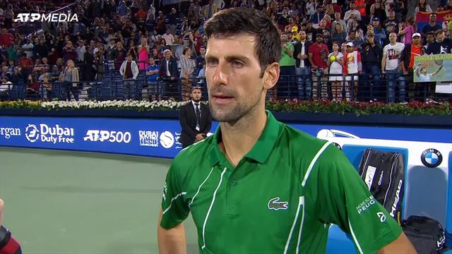 Djokovic pretende l'ovazione per Maria Sharapova: "Se la merita, è stata una grande combattente" Djokovic pretende l'ovazione per Maria Sharapova: "Se la merita, è stata una grande combattente"
