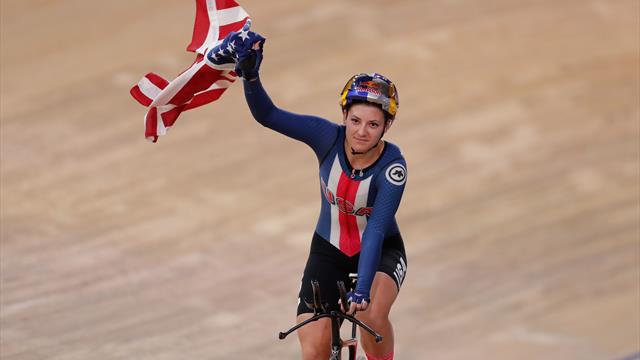 USA beat GB in women's Team Pursuit final USA beat GB in women's Team Pursuit final