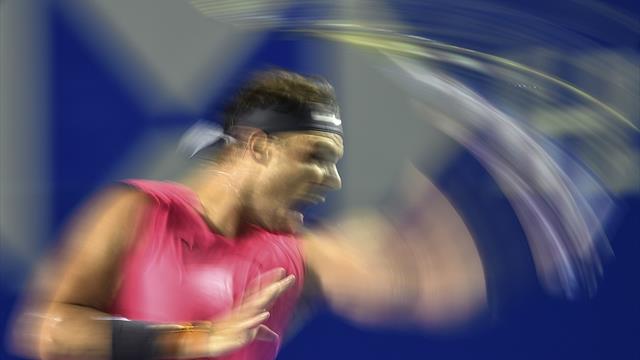 En route pour le triplé au Mexique, Nadal a remis le turbo