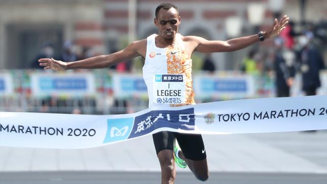 Ethiopia's Legese wins coronavirus-impacted Tokyo Marathon in empty streets