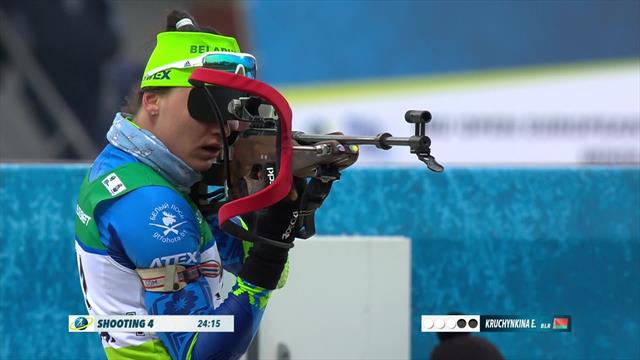 Double delight for Belarus as Elena Kruchinkina takes victory Double delight for Belarus as Elena Kruchinkina takes victory