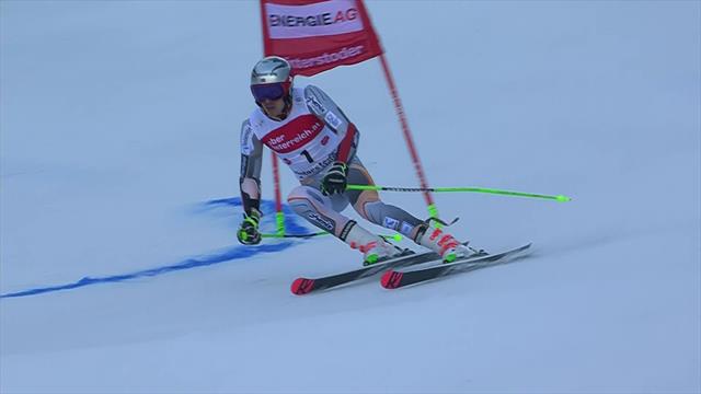 Malgré son dossard n°1, Kristoffersen n'a pas mis assez d'intensité : sa 1re manche Malgré son dossard n°1, Kristoffersen n'a pas mis assez d'intensité : sa 1re manche