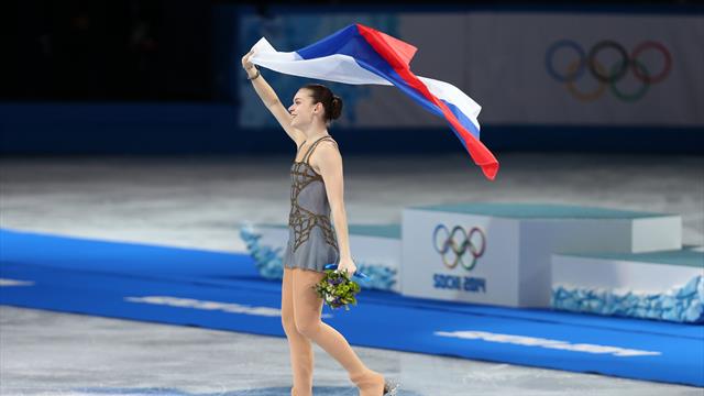 Clap de fin pour la championne olympique russe Sotnikova