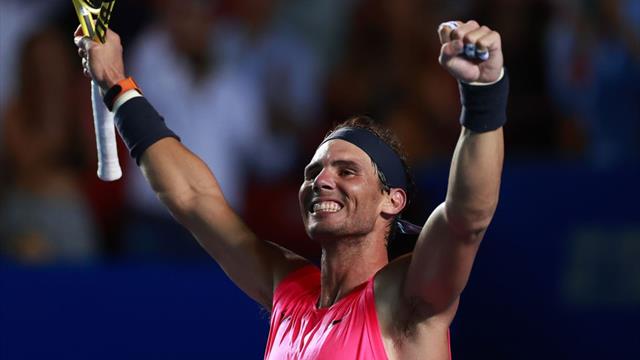 Nadal l'acrobate, Isner le bombardier : Le Top 5 de la semaine au Mexique Nadal l'acrobate, Isner le bombardier : Le Top 5 de la semaine au Mexique