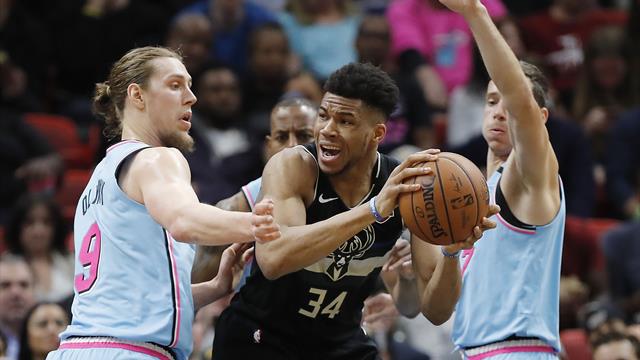 Le Heat étouffe Giannis et les Bucks
