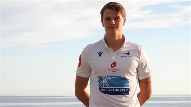 Forsterker med dansk U landslagsspiss Eurosport Haugesund (sted) Premium T skjorte for menn | Spreadshirt