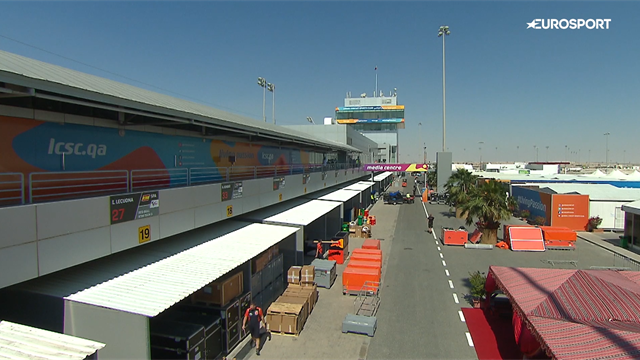 MotoGP | Lege paddock op de donderdag in Qatar MotoGP | Lege paddock op de donderdag in Qatar