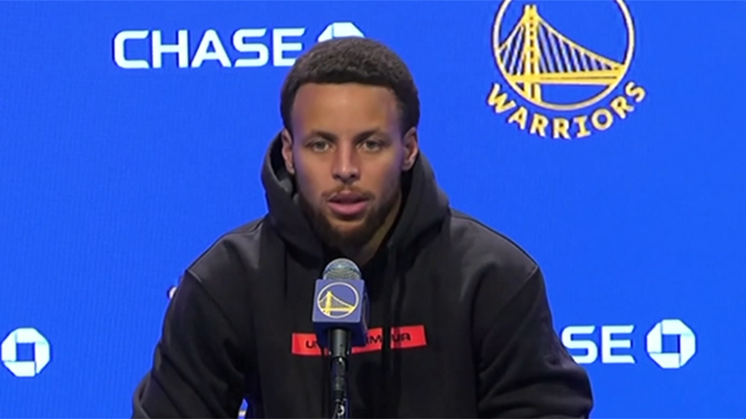 Basketball video Steph Curry reacts as NBA postponed Keeping people