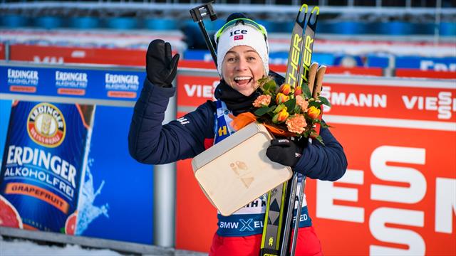 Eckhoff met la pression sur Wierer, Herrmann s'impose