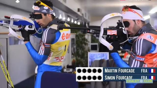 Fourcades verrücktestes Rennen: Verfolgung durchs Eurosport-Büro Fourcades verrücktestes Rennen: Verfolgung durchs Eurosport-Büro