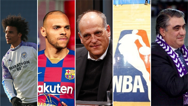 Sané, Braithwaite, Tebas, NBA y Lorenzo Sanz, los nombres del día Sané, Braithwaite, Tebas, NBA y Lorenzo Sanz, los nombres del día