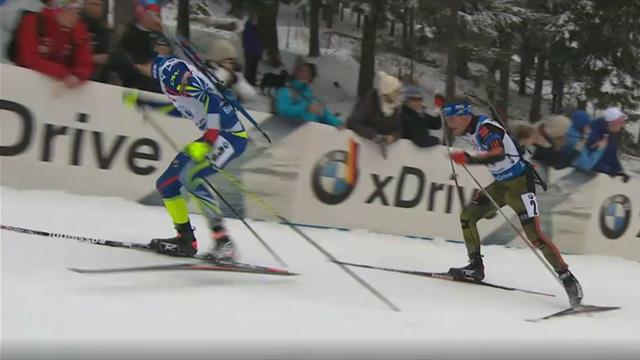 Was war das für ein Duell! Fourcade kocht Schempp auf den letzten Metern ab Was war das für ein Duell! Fourcade kocht Schempp auf den letzten Metern ab