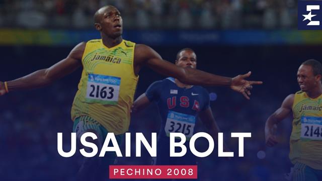 La prima straordinaria perla di Usain Bolt nei 100 metri: la finale di Pechino 2008 La prima straordinaria perla di Usain Bolt nei 100 metri: la finale di Pechino 2008