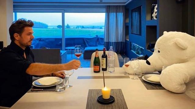 Streit beim Aperol-Mixen und Date mit Teddy: So verbringt Wawrinka die Quarantäne