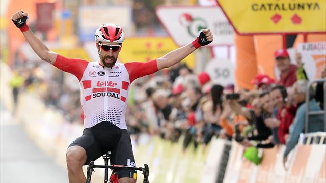 Un anno fa: fuga vincente per Thomas De Gendt nella prima tappa della Volta Catalunya Un anno fa: fuga vincente per Thomas De Gendt nella prima tappa della Volta Catalunya