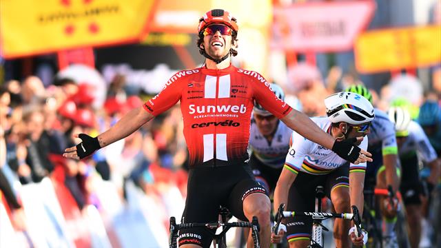 Un anno fa: Matthews brucia Valverde in volata nella seconda tappa della Volta a Catalunya Un anno fa: Matthews brucia Valverde in volata nella seconda tappa della Volta a Catalunya
