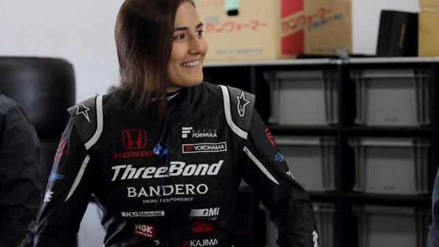 Tatiana Calderón prueba el Super Fórmula en Fuji