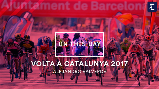 Tal día como hoy: Exhibición total de Alejandro Valverde para coronarse en la Volta Catalunya 2017 Tal día como hoy: Exhibición total de Alejandro Valverde para coronarse en la Volta Catalunya 2017