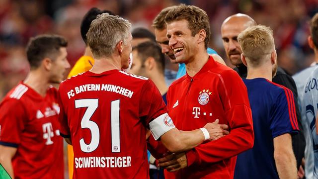 Müller völlig aus dem Häuschen: Schweinsteiger mischt Bayerns Cyber-Training auf